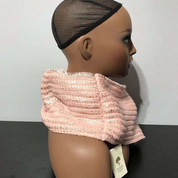 NEW Tucker + Tate women’s Pink cake metallic scarf - Picture 8 of 8